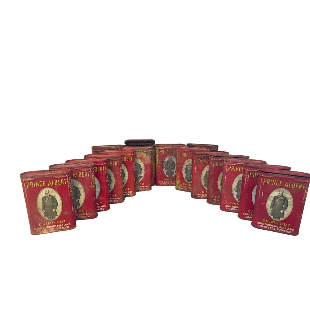 Lot of 16 Prince Albert Cans